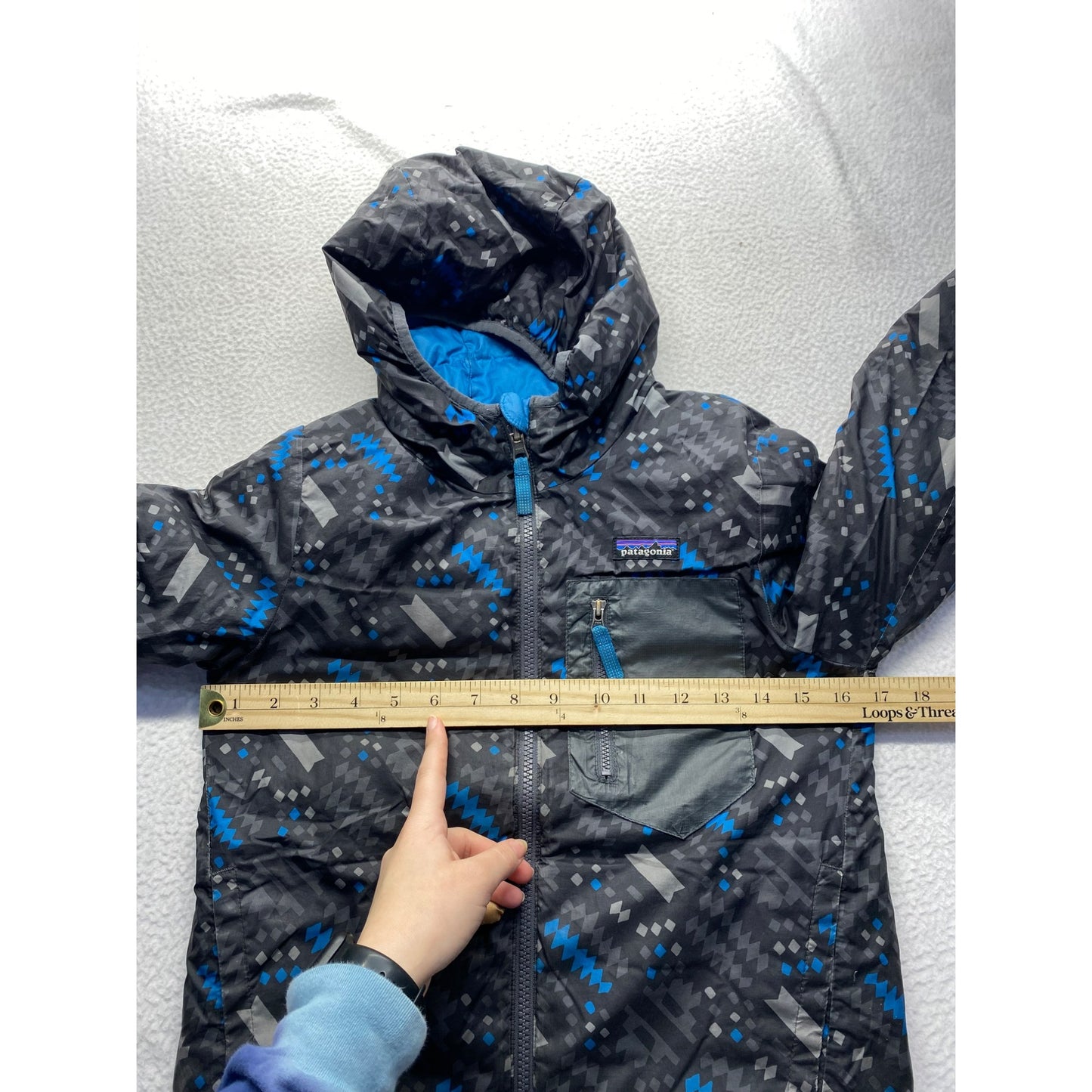 Patagonia Kids Reversible Hooded Puffer Jacket #7009