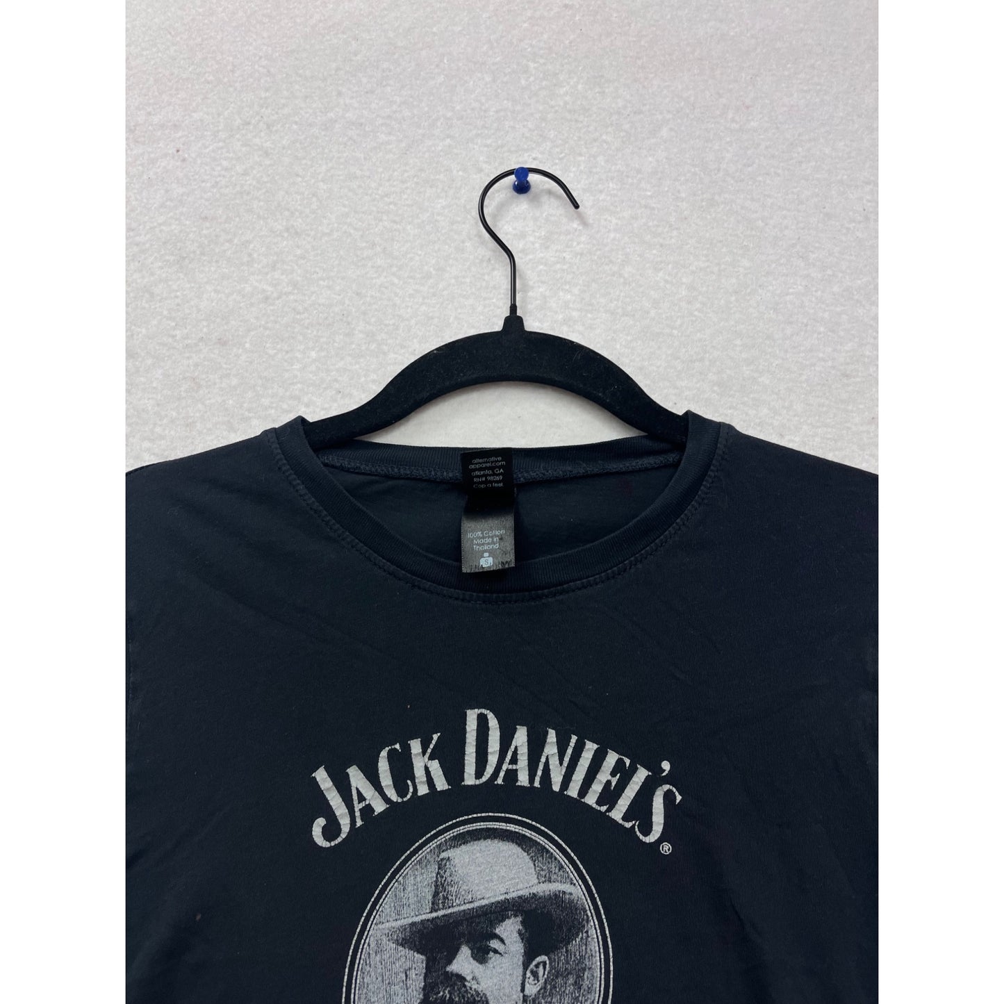 Jack Daniels Distillery Black Tee Alternative Apparel T-Shirt Size S #650A