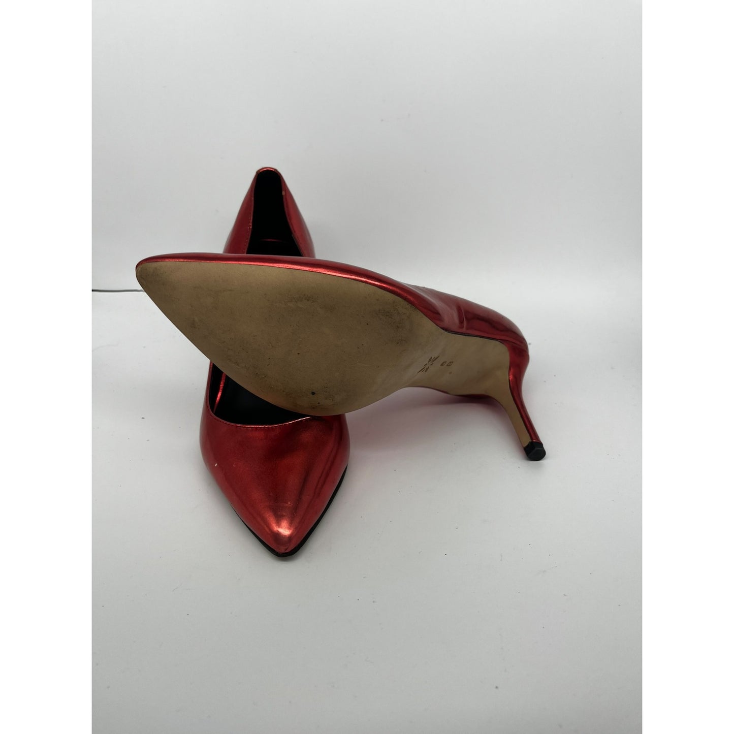 Women’s BCBG Metallic Red Heels #2495