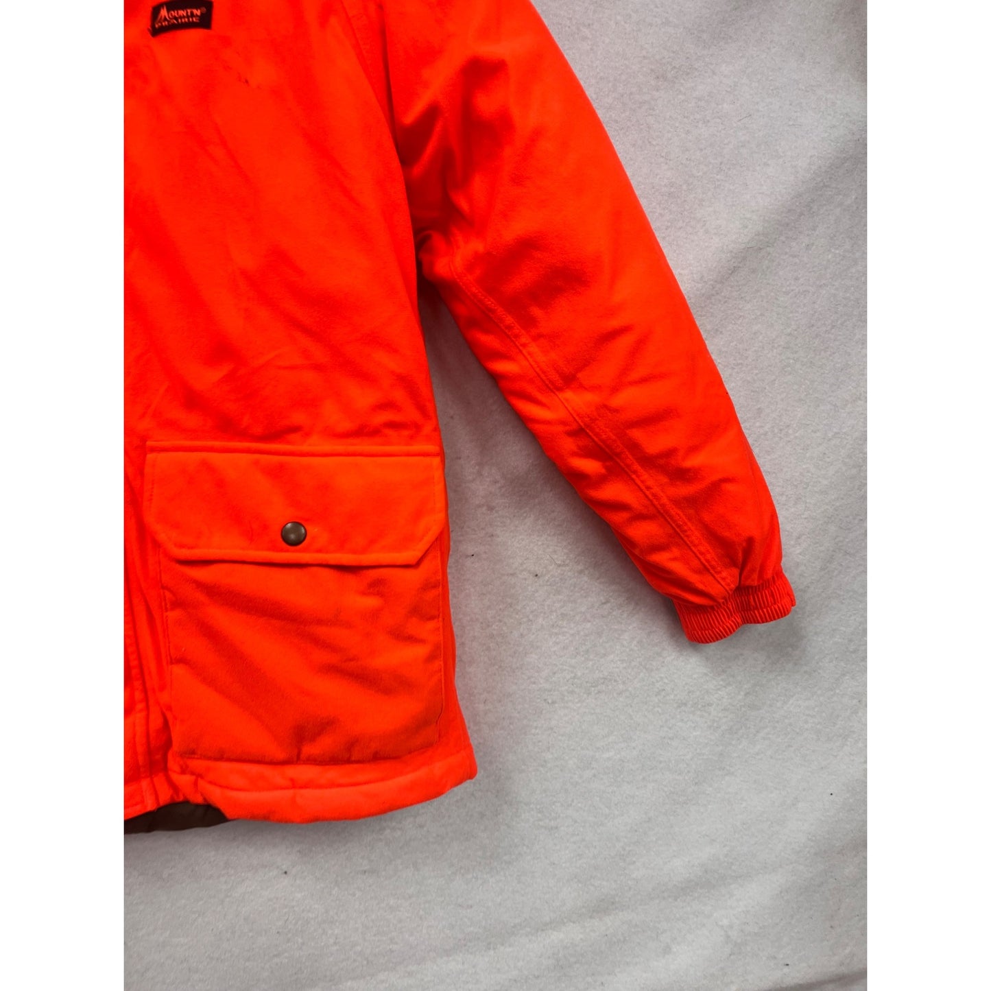 Mountn Prairie Orange Insulated Winter Jacket W/ Hood #85A