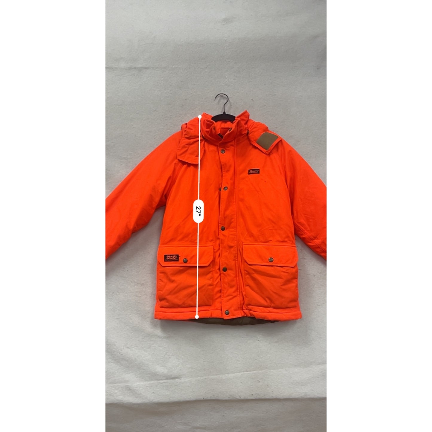 Mountn Prairie Orange Insulated Winter Jacket W/ Hood #85A