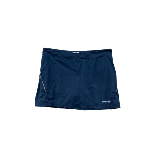 Marmot Athletic Skirt L Black Stretchy Performance Wear #8771