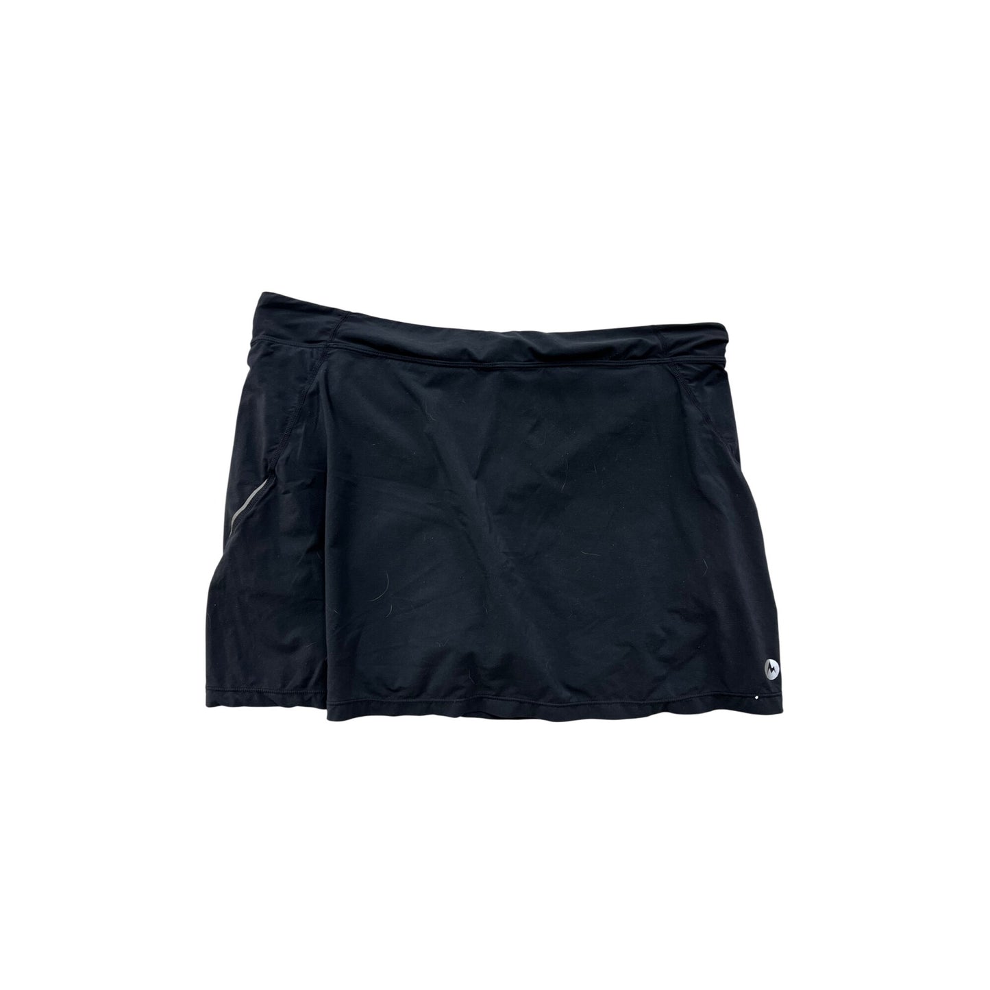 Marmot Athletic Skirt L Black Stretchy Performance Wear #8771