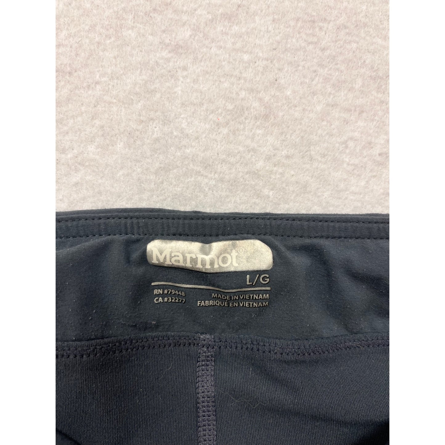 Marmot Athletic Skirt L Black Stretchy Performance Wear #8771