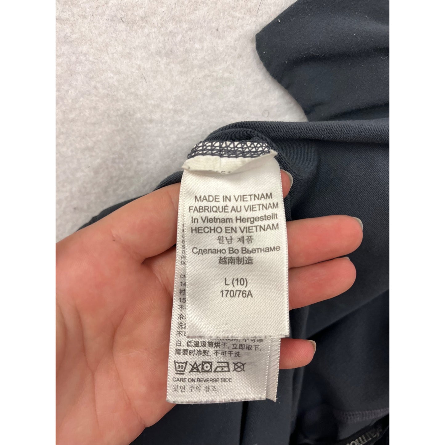 Marmot Athletic Skirt L Black Stretchy Performance Wear #8771