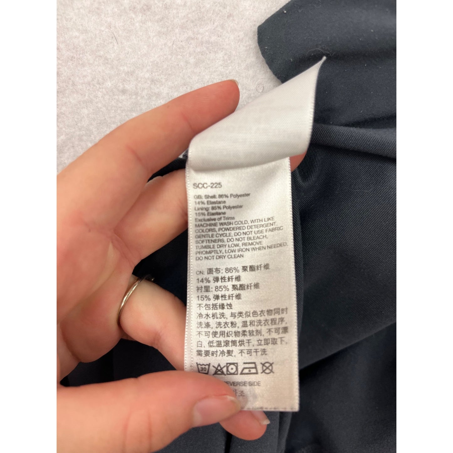 Marmot Athletic Skirt L Black Stretchy Performance Wear #8771