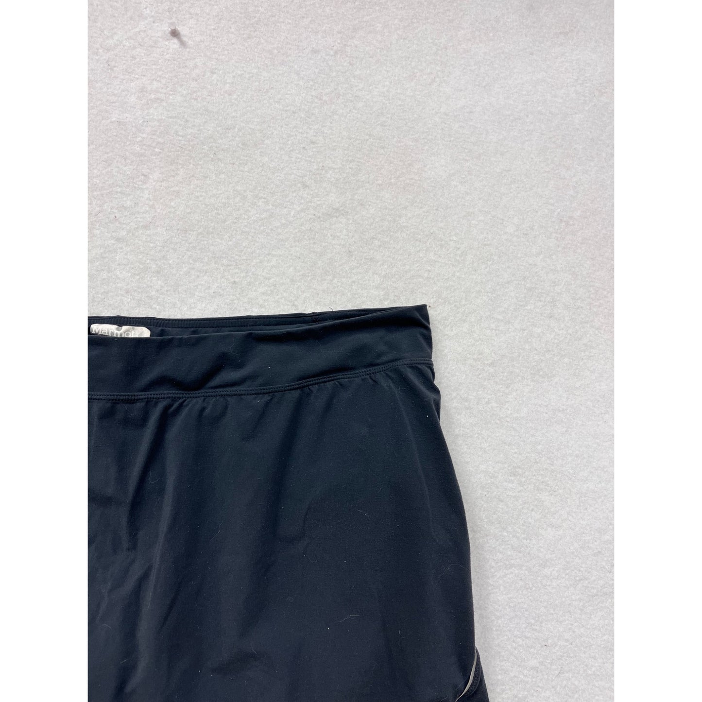 Marmot Athletic Skirt L Black Stretchy Performance Wear #8771