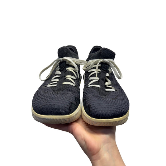 Nike Black Mesh Lace-Up Athletic Shoes With Air Cushion Sole #9634