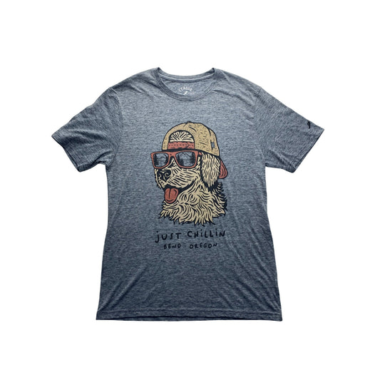 League Womens "Just Chillin" Bend Oregon Graphic T-Shirt #5890