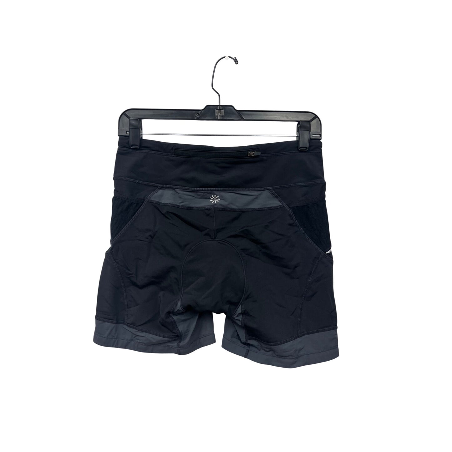 Athleta Womens Medium Black & Gray Athletic Biker Shorts #6799