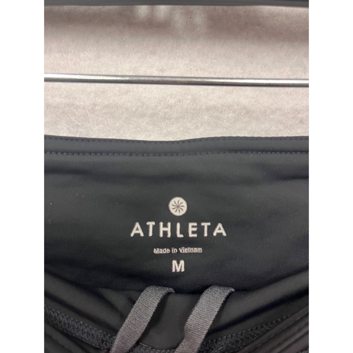 Athleta Womens Medium Black & Gray Athletic Biker Shorts #6799
