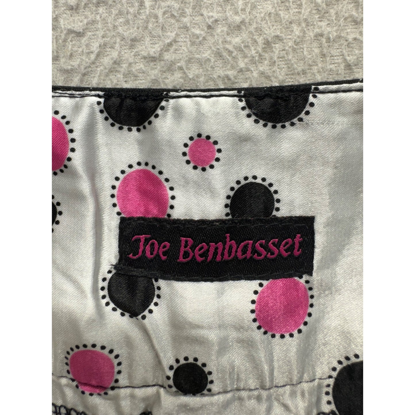 Joe Benbasset  Pinstripe Gray Dress Pants With Zipper Pockets Size M #19B