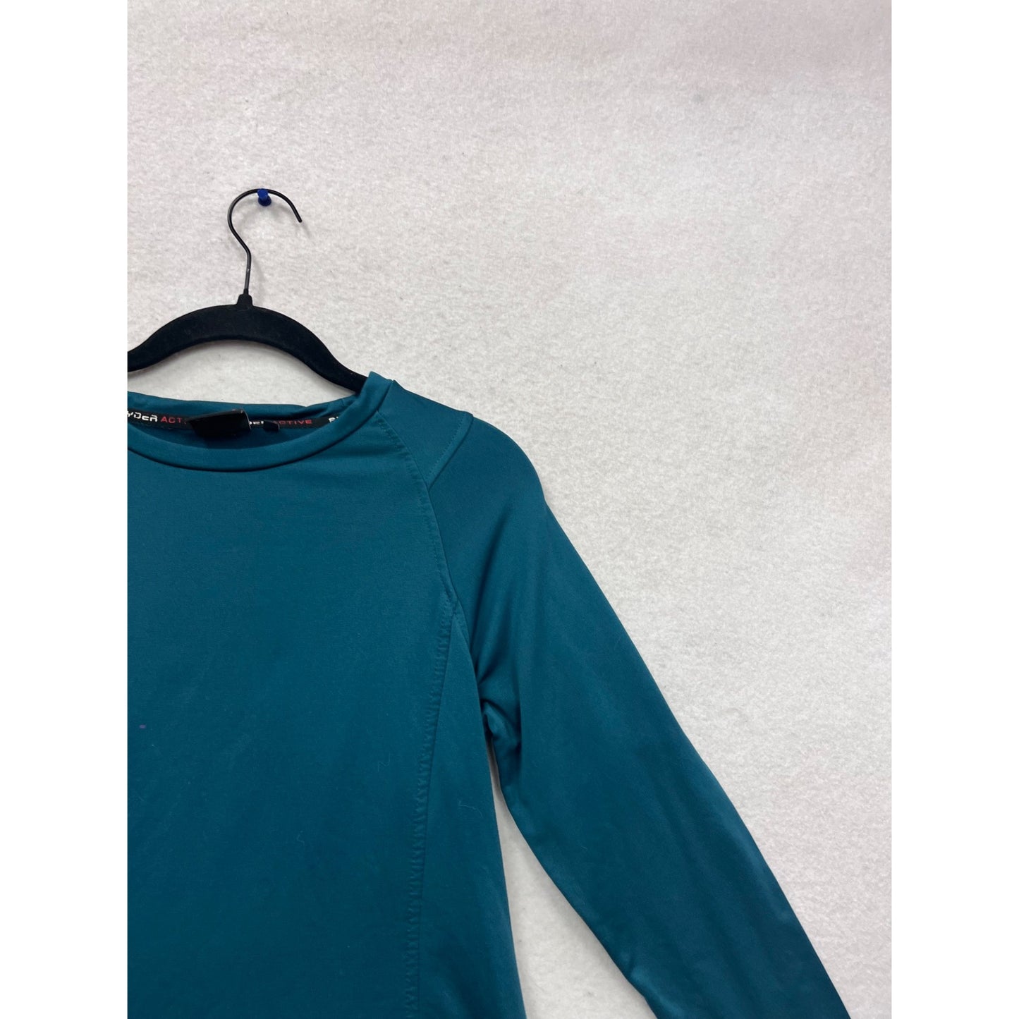 Spyder Active Long Sleeve Athletic Shirt S Teal #479A