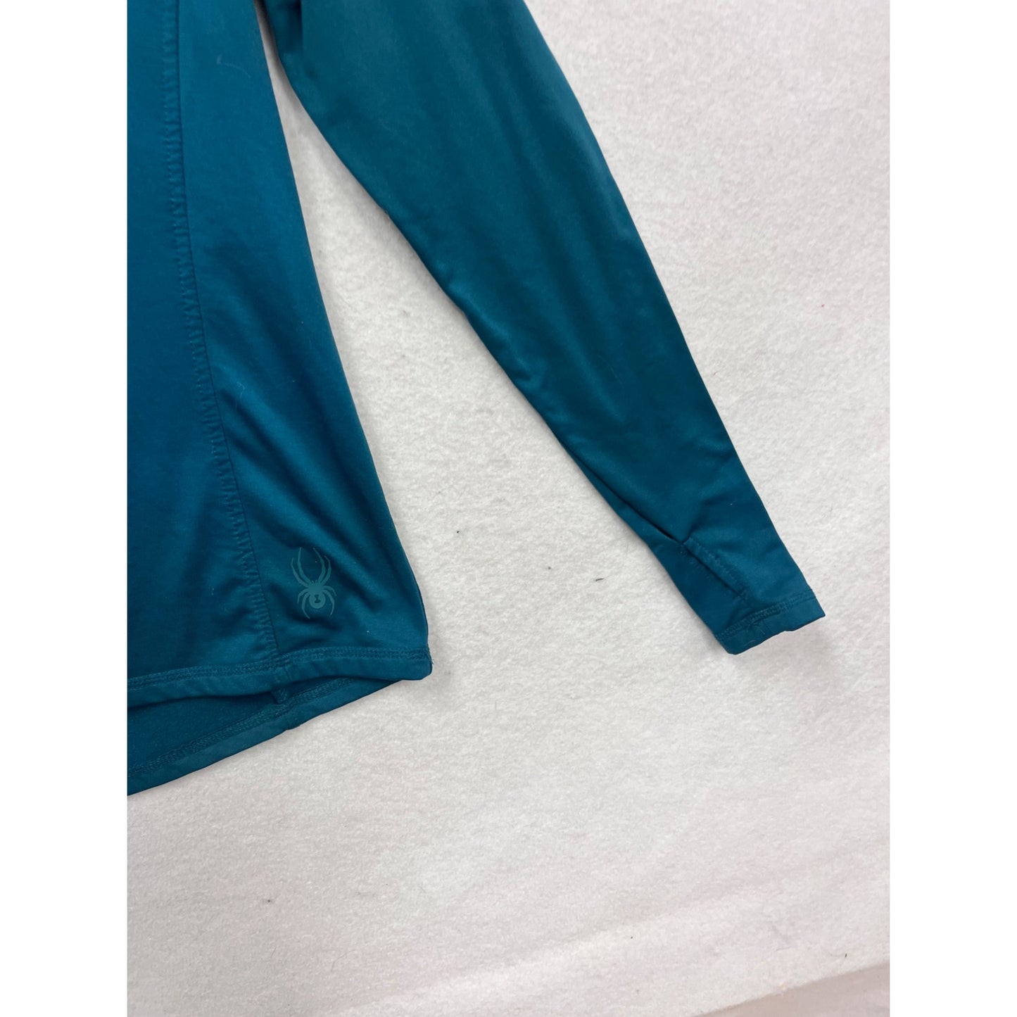 Spyder Active Long Sleeve Athletic Shirt S Teal #479A