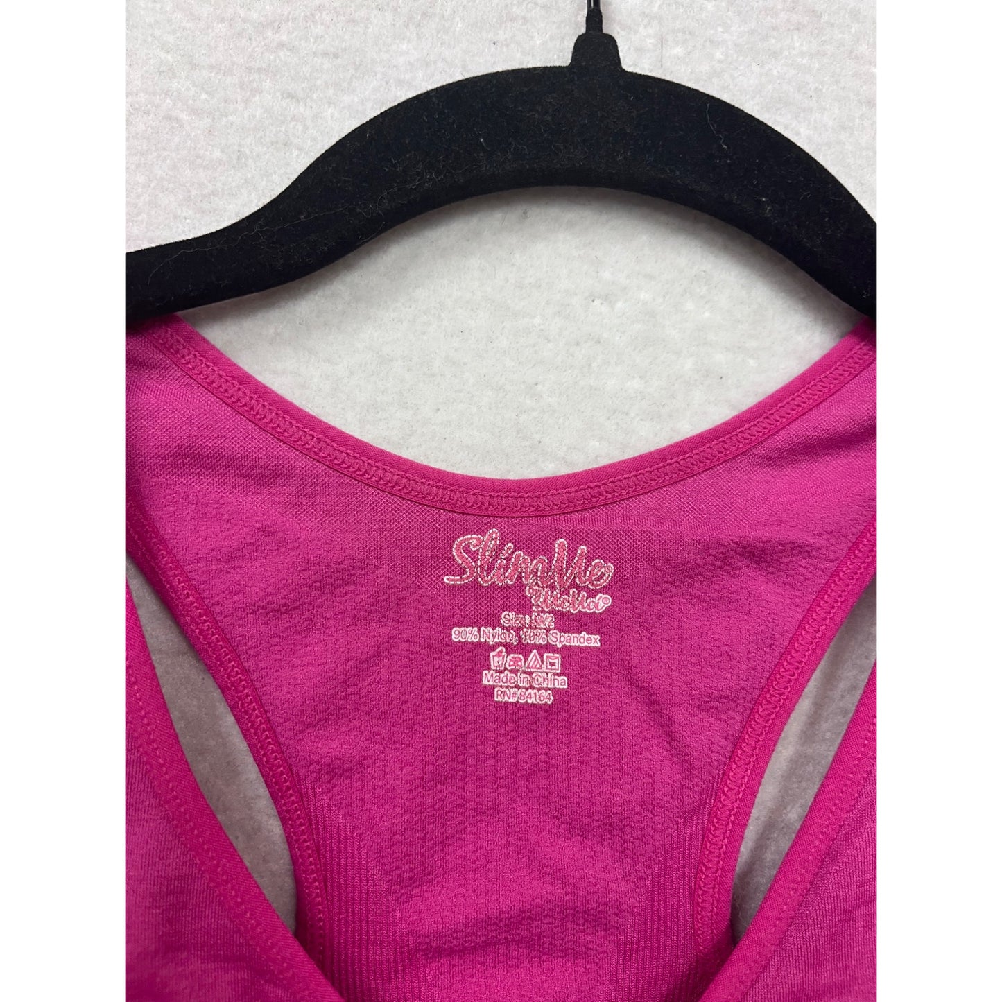 SlimMe By MeMoi Fuchsia Seamless Shaping Tank Top Size S #692A