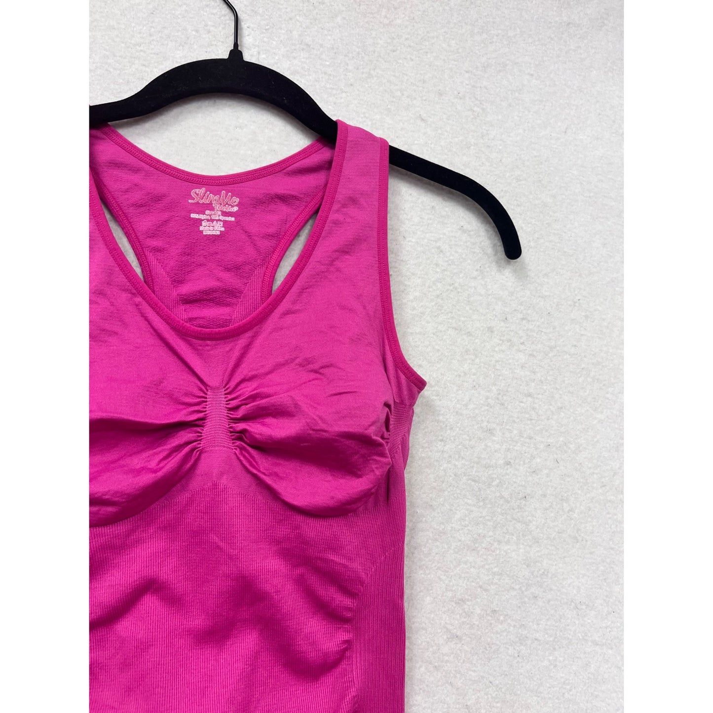 SlimMe By MeMoi Fuchsia Seamless Shaping Tank Top Size S #692A