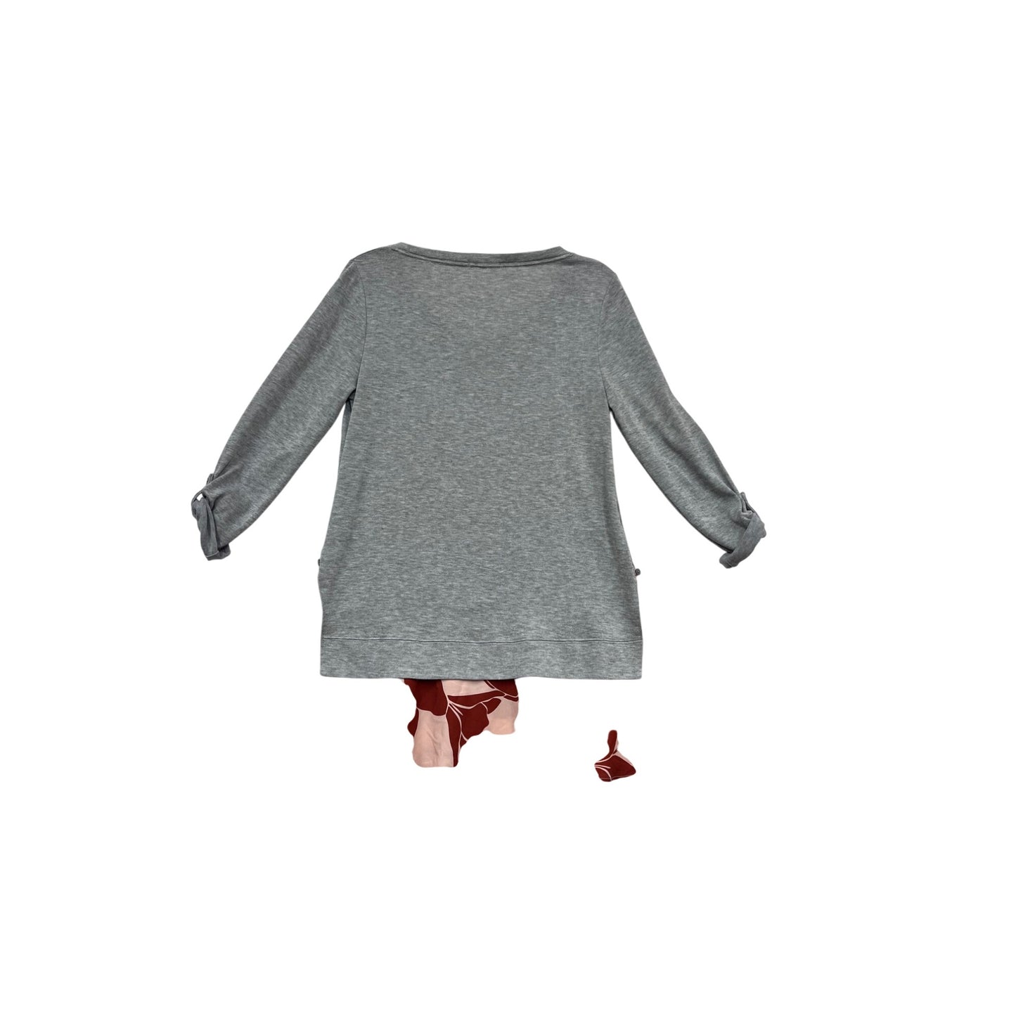 Little Yellow Button Layered Top Size S #750A