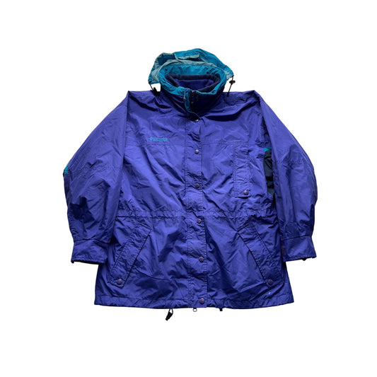 Columbia Womens Longs Peak Jacket L LL Waterproof 9492