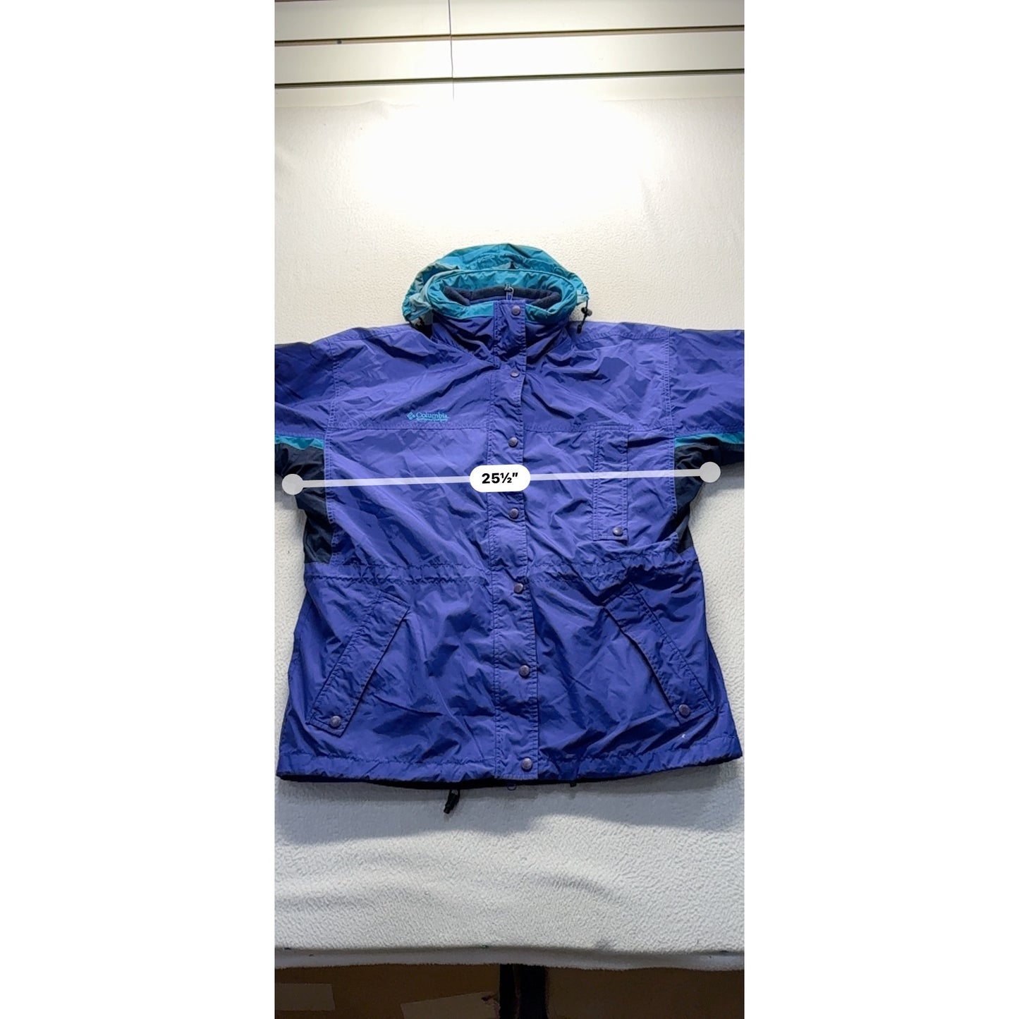 Columbia Womens Longs Peak Jacket L LL Waterproof 9492