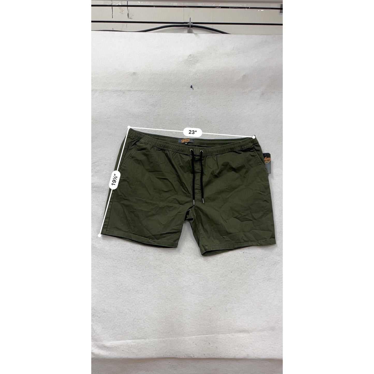 Johnny Bigg Green Elastic Waist Shorts Size XL #712A