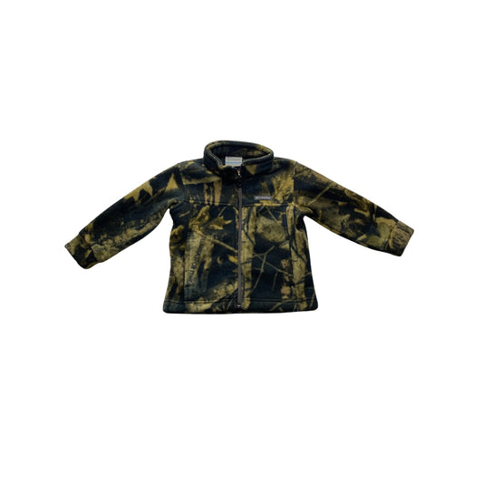Columbia Toddler 2T Camo Fleece Jacket  Polyester Warm Outerwear #7136