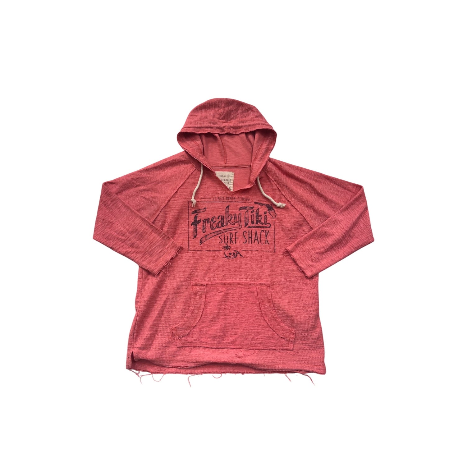Freaky Tiki Surf Shack Hooded Pullover Sweatshirt #8572