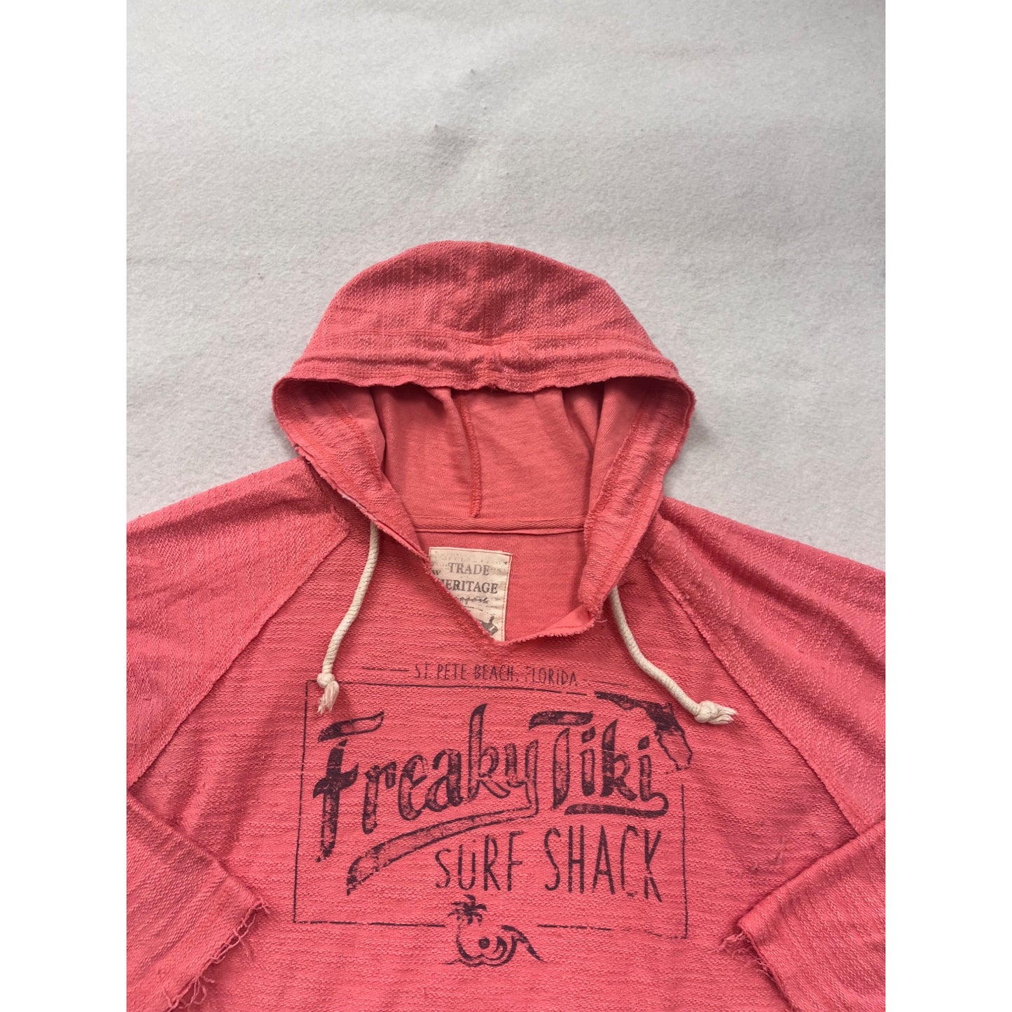 Freaky Tiki Surf Shack Hooded Pullover Sweatshirt #8572