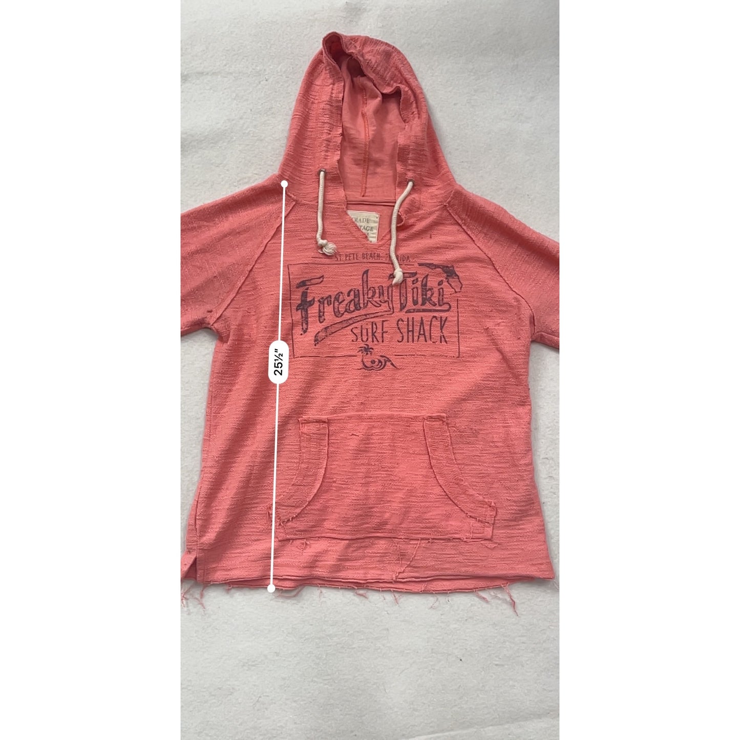 Freaky Tiki Surf Shack Hooded Pullover Sweatshirt #8572