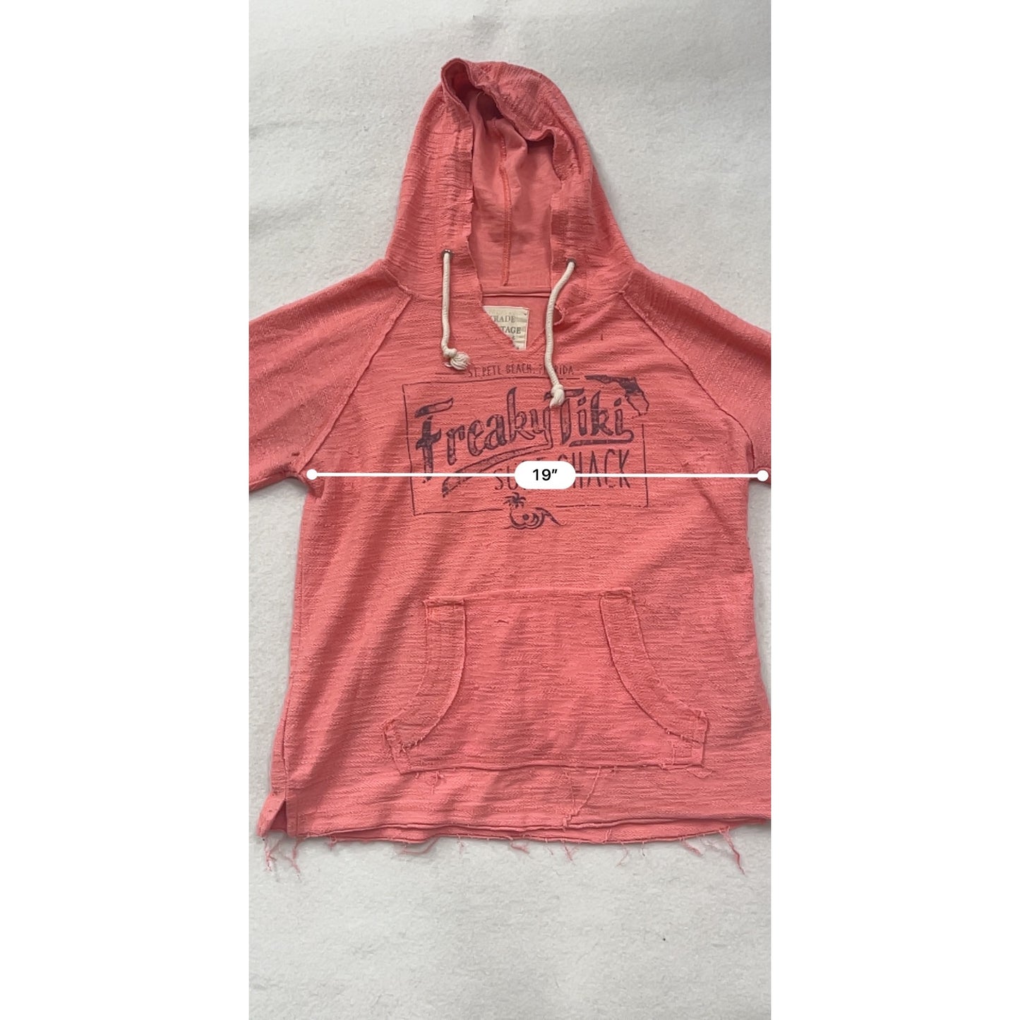 Freaky Tiki Surf Shack Hooded Pullover Sweatshirt #8572