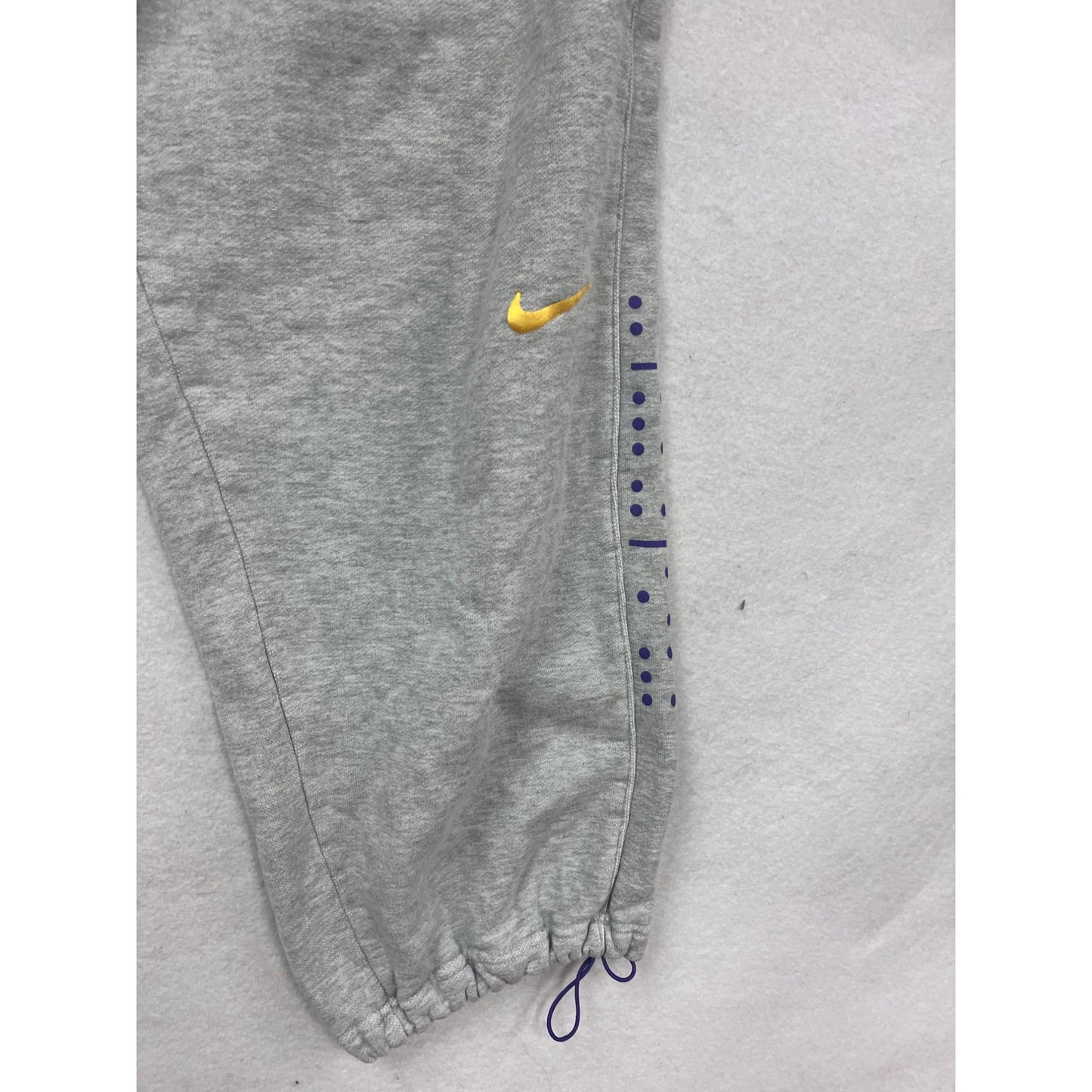 Nike Gray Sweatpants 3XL 100% Cotton With Elastic Waist & Cuffs #368A