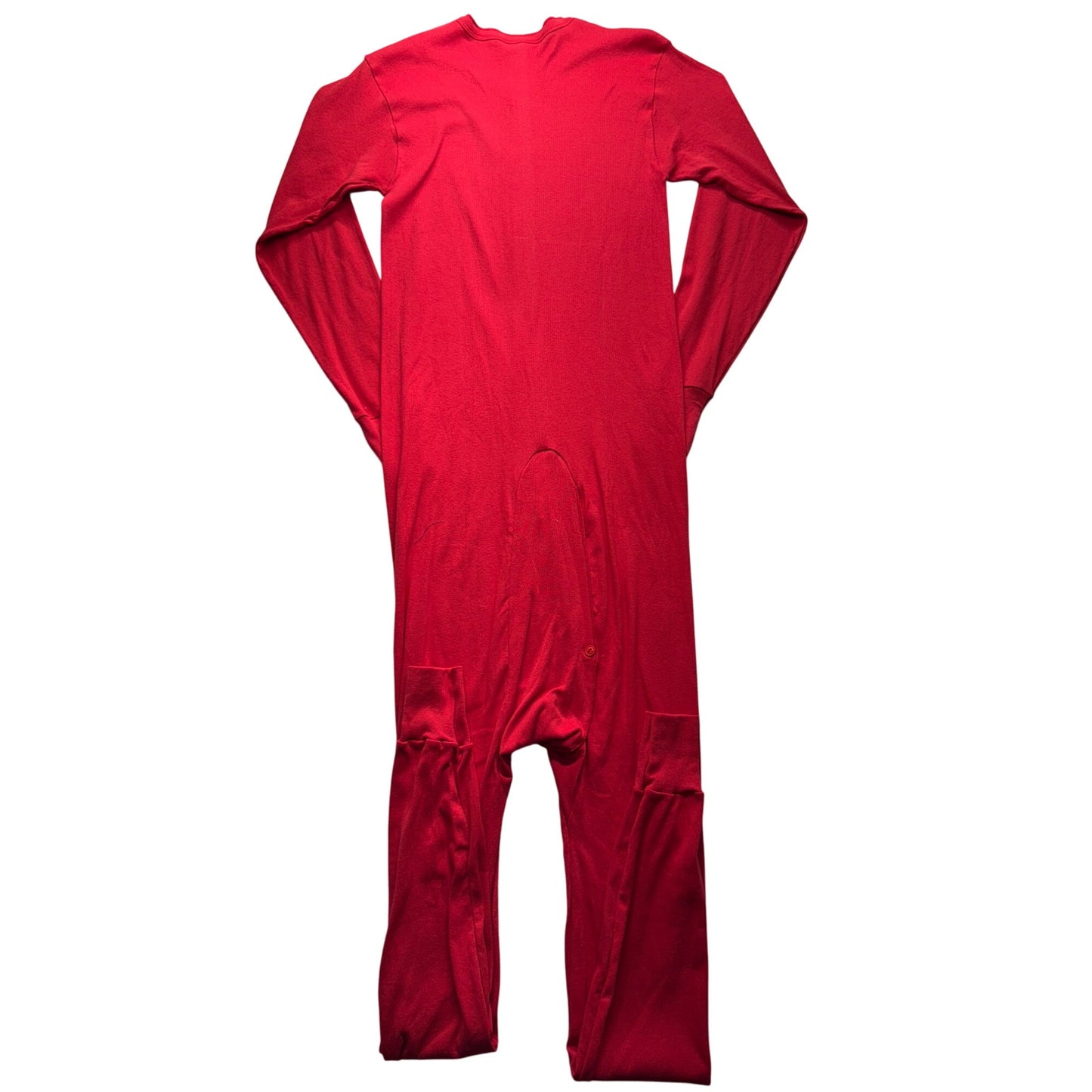 Indera Red Union Suit XLT 100% Cotton Long Underwear Thermal One-Piece #9352
