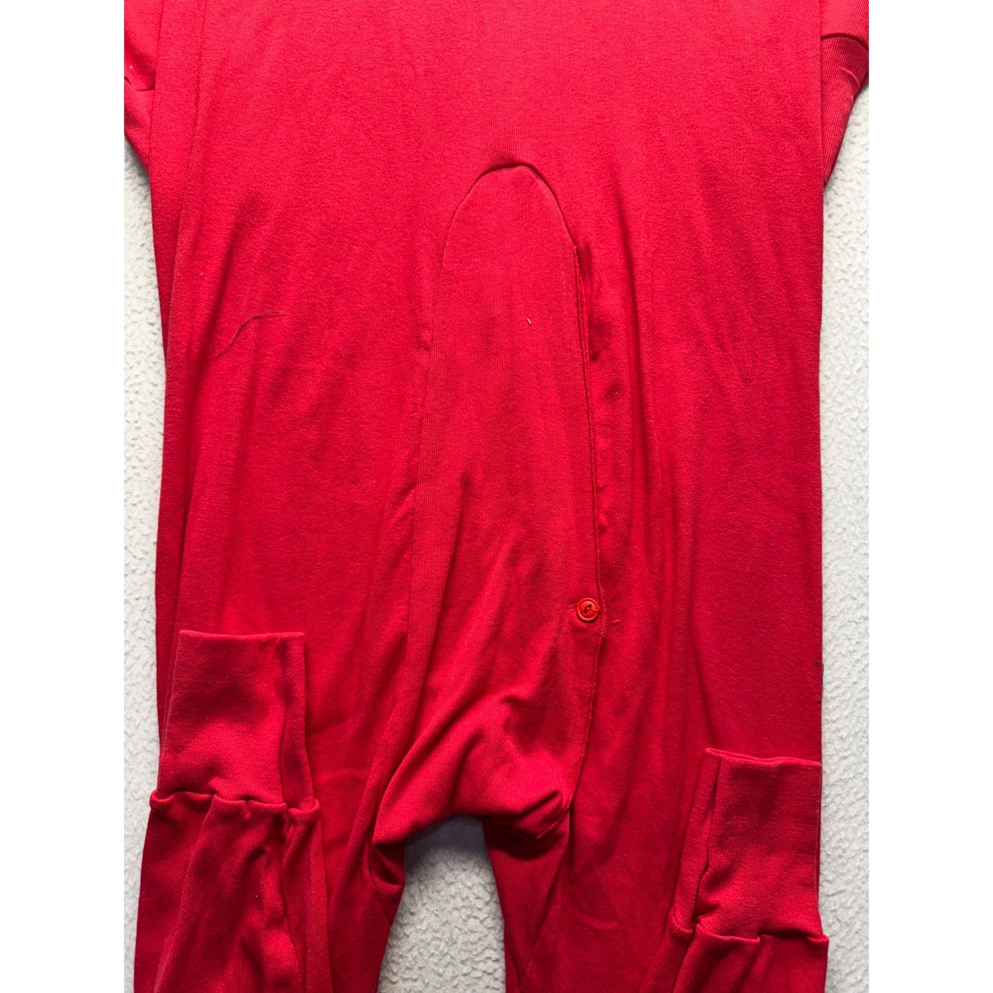 Indera Red Union Suit XLT 100% Cotton Long Underwear Thermal One-Piece #9352