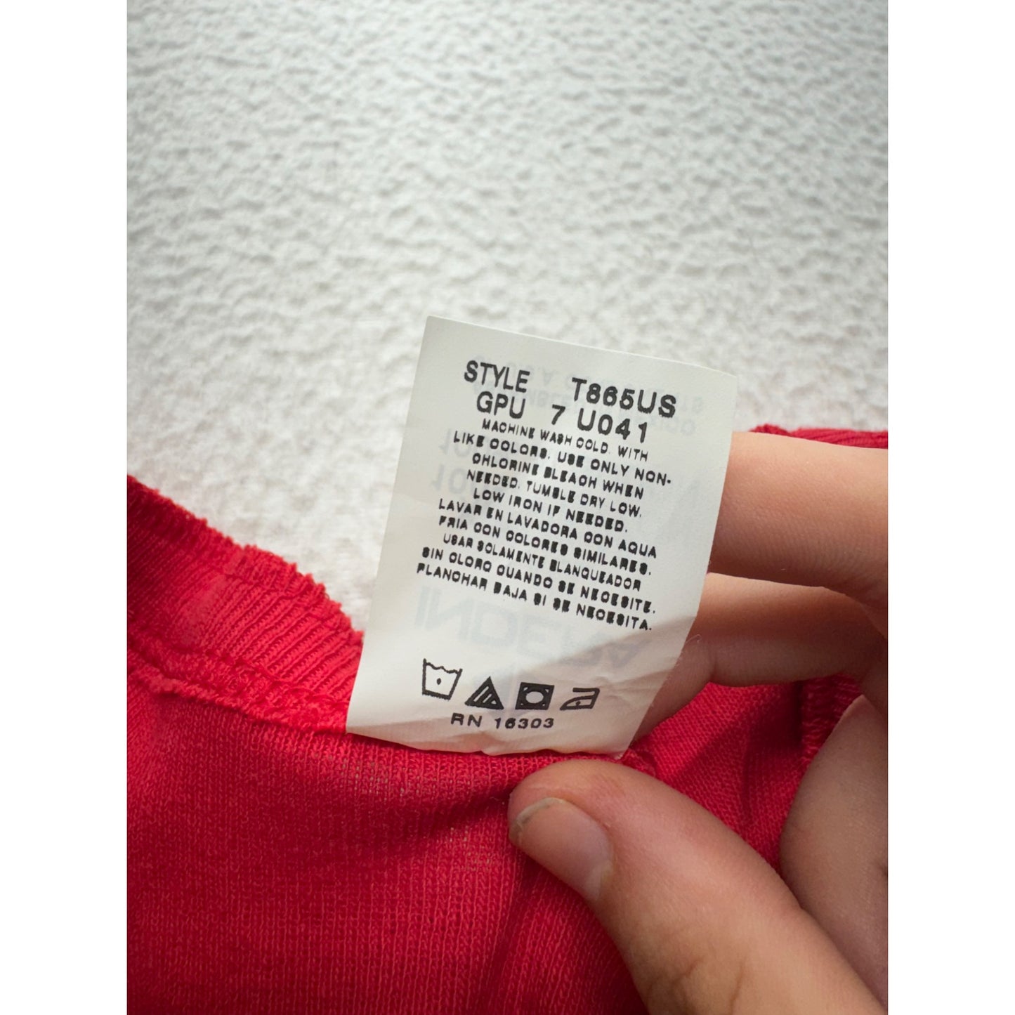 Indera Red Union Suit XLT 100% Cotton Long Underwear Thermal One-Piece #9352