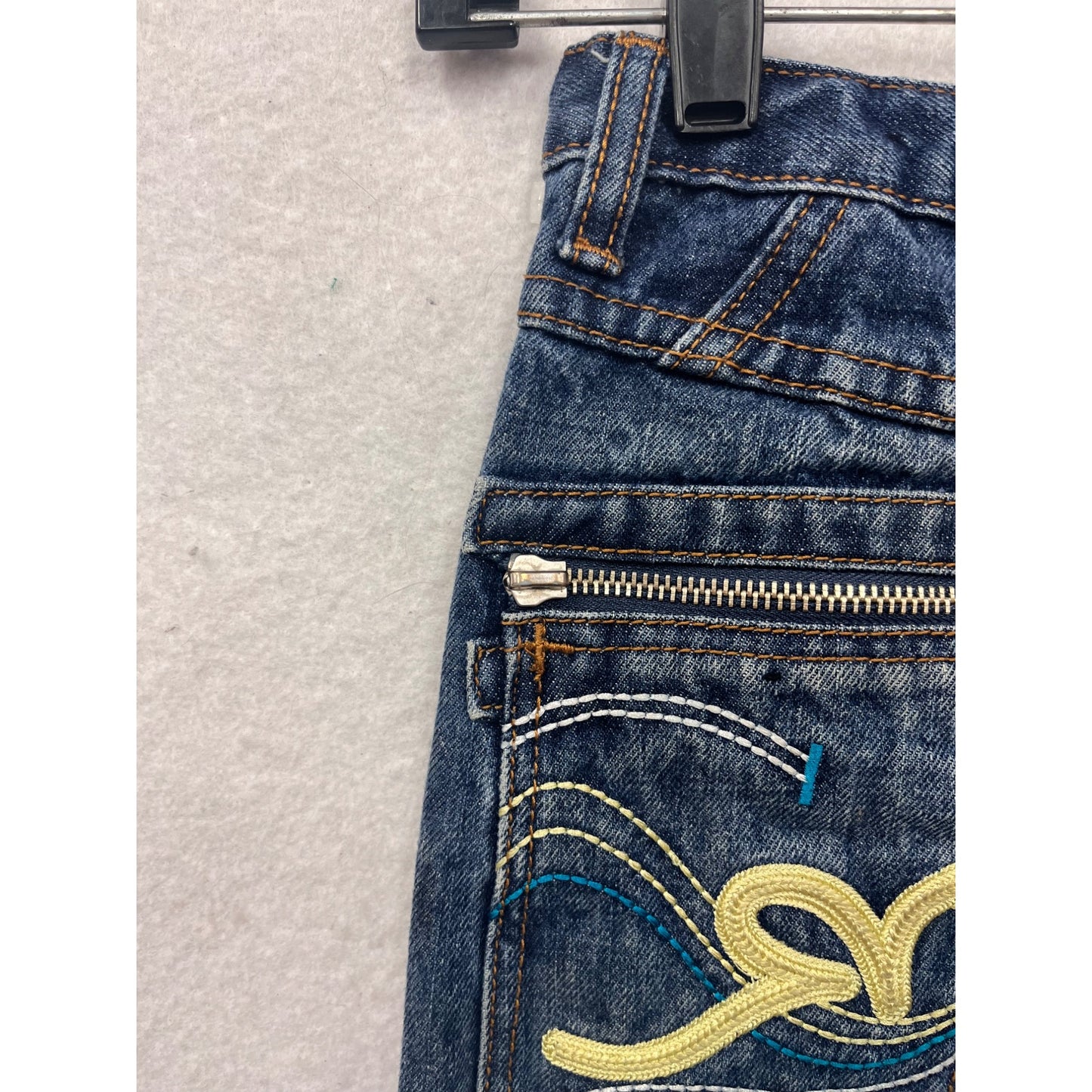 Rocawear Boys Size 6 Y2K Denim Jean Shorts With Embroidered Back Pockets #8006