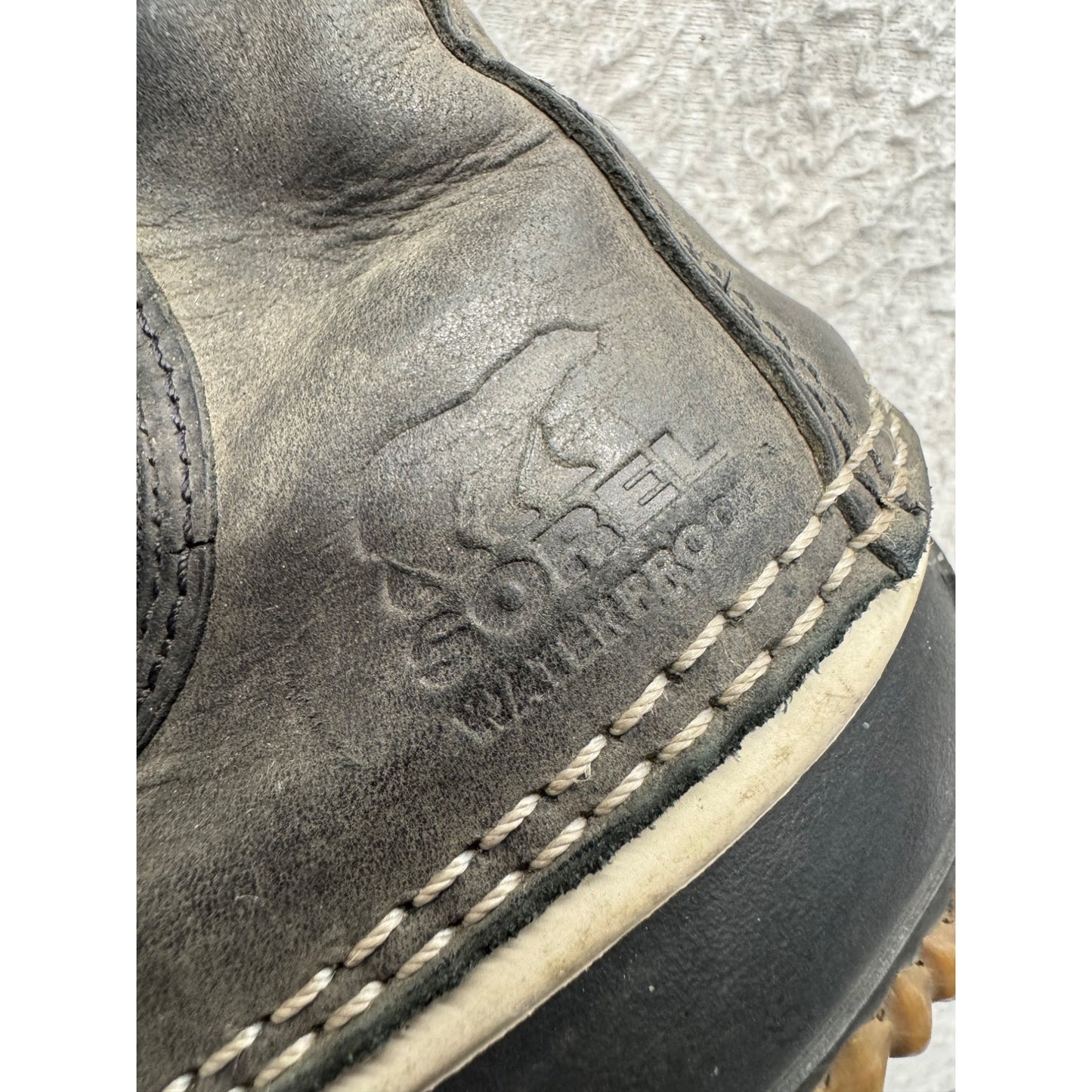 Sorel Waterproof Ankle Duck Boots Black Leather Rubber Sole #142B