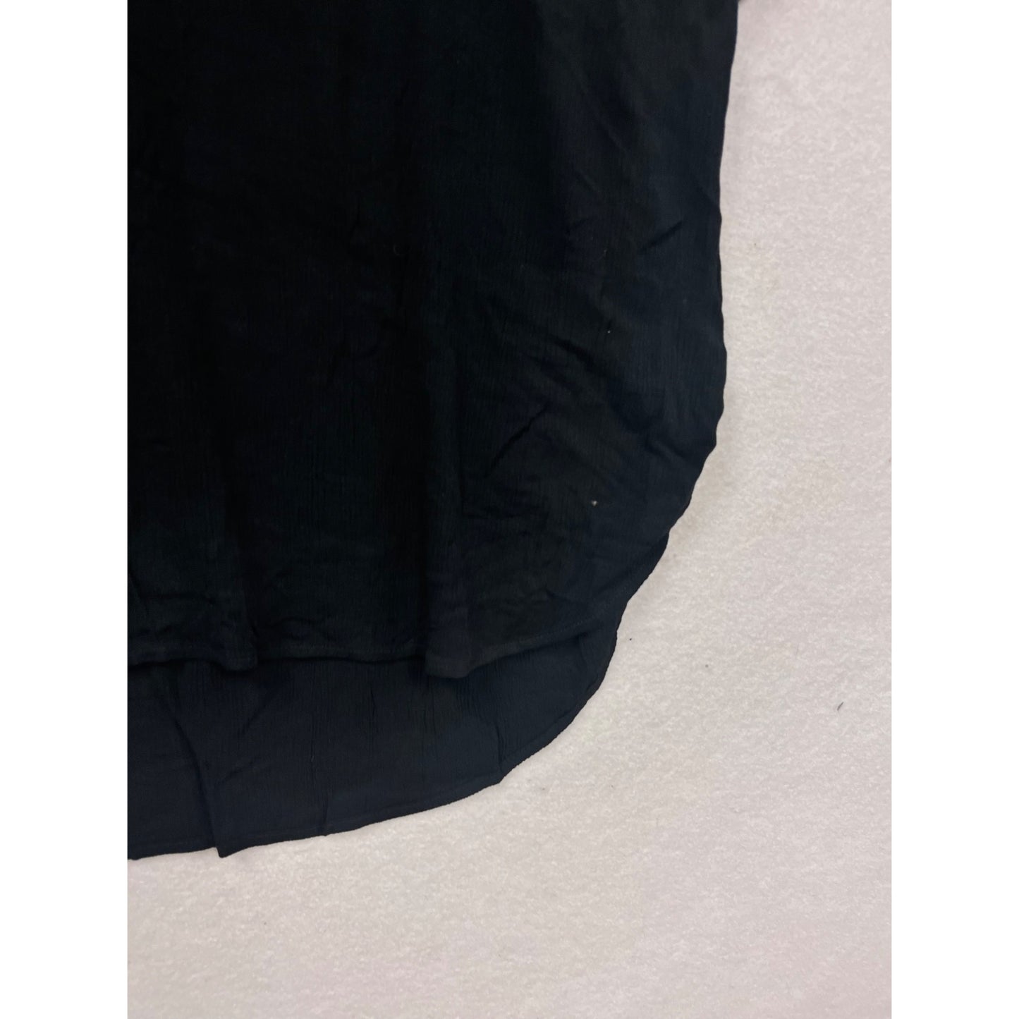 Orvis Black Button-Down Blouse XXL #503A