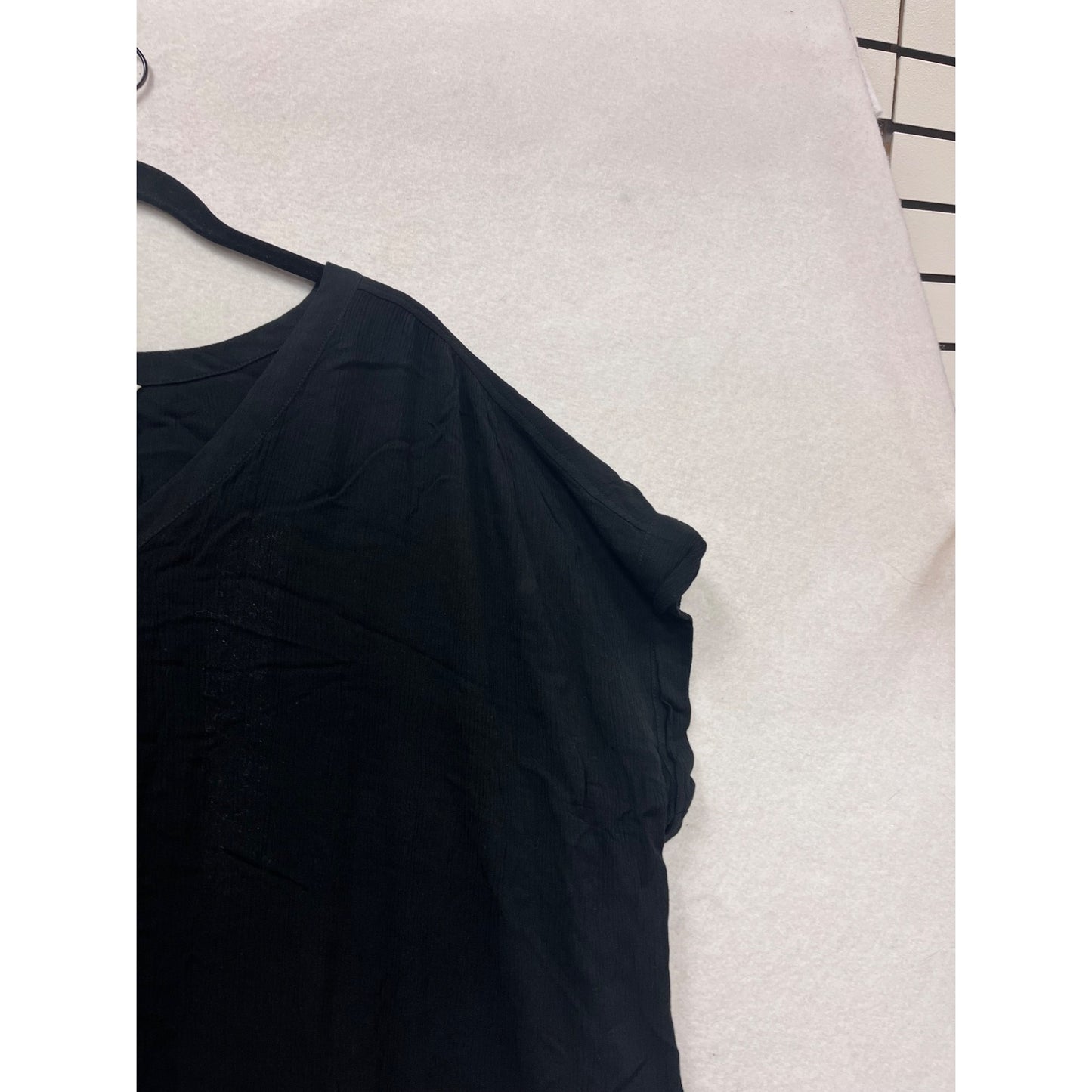 Orvis Black Button-Down Blouse XXL #503A