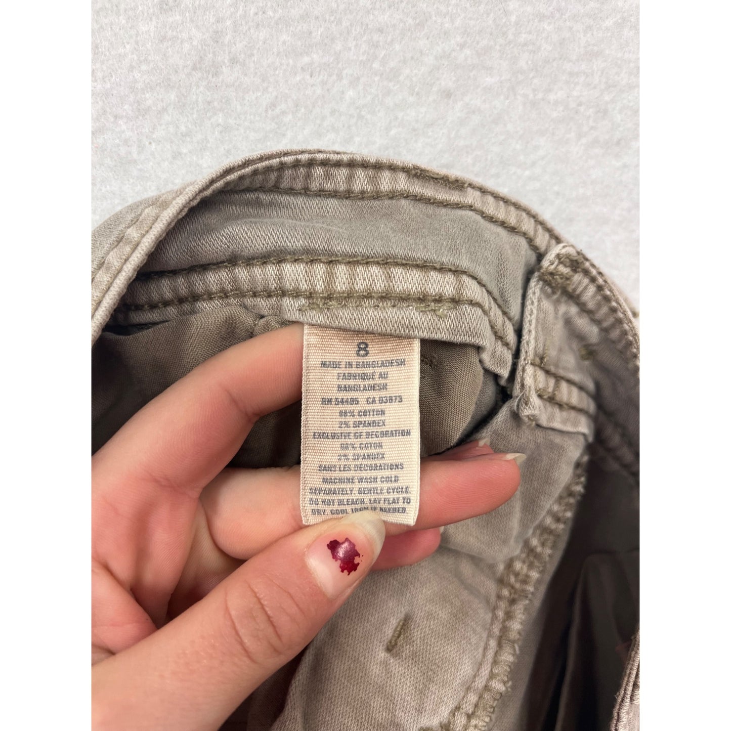 American Eagle Womens Khaki Shorts #6420