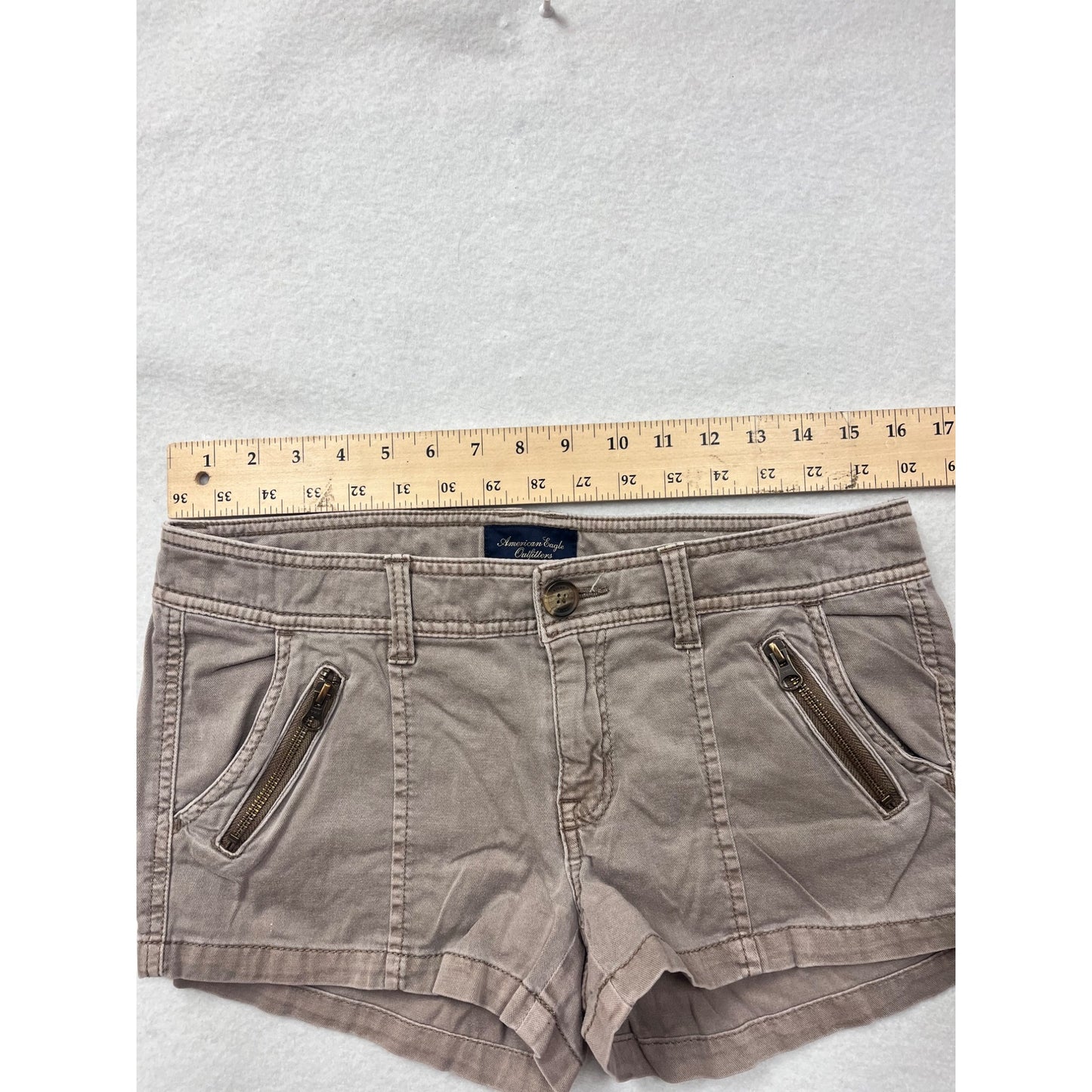 American Eagle Womens Khaki Shorts #6420
