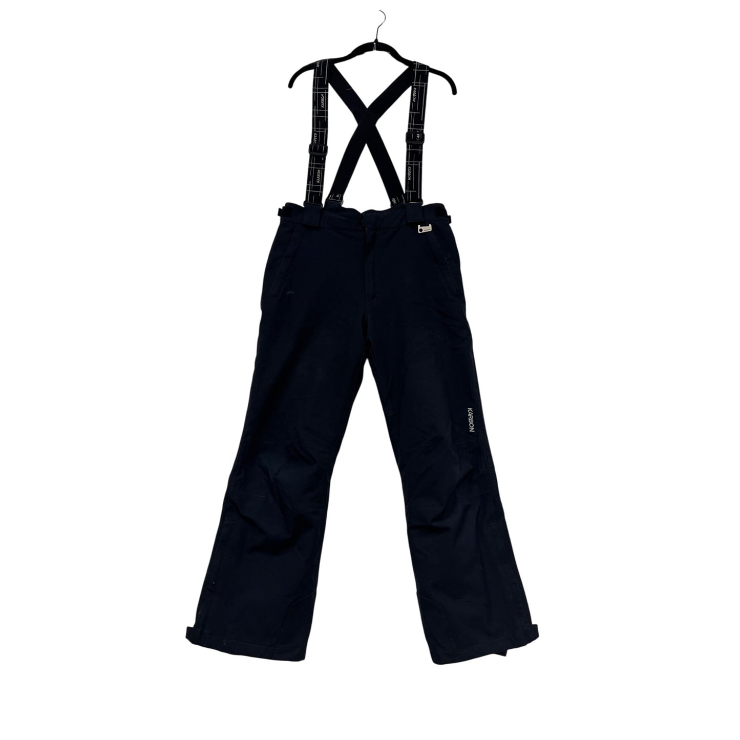 Karbon Ski Pants Size L With Suspenders Black #622A