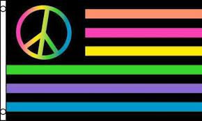 Neon Peace Flag #21