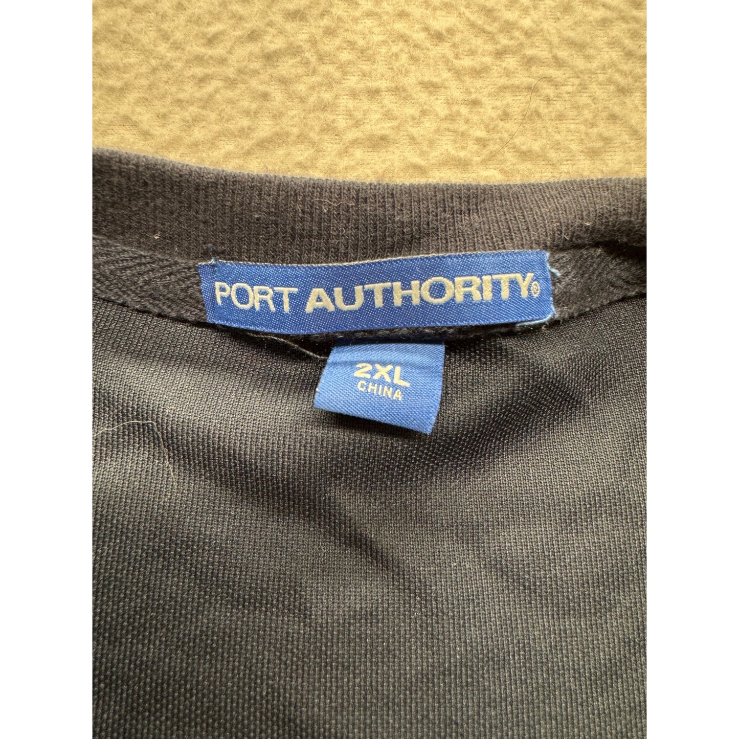 Port Authority 2XL Navy T-Shirt With Hubbell Logo #9070