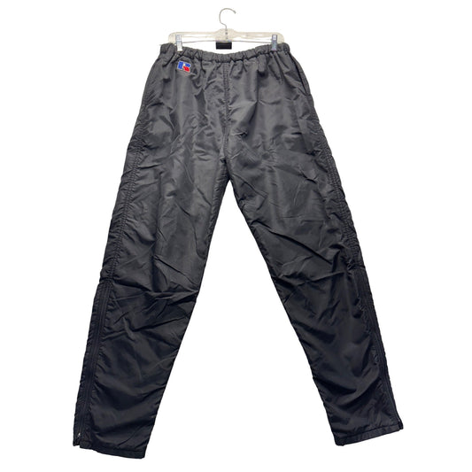 Vintage Russell Athletic Black Nylon Track Pants #7622