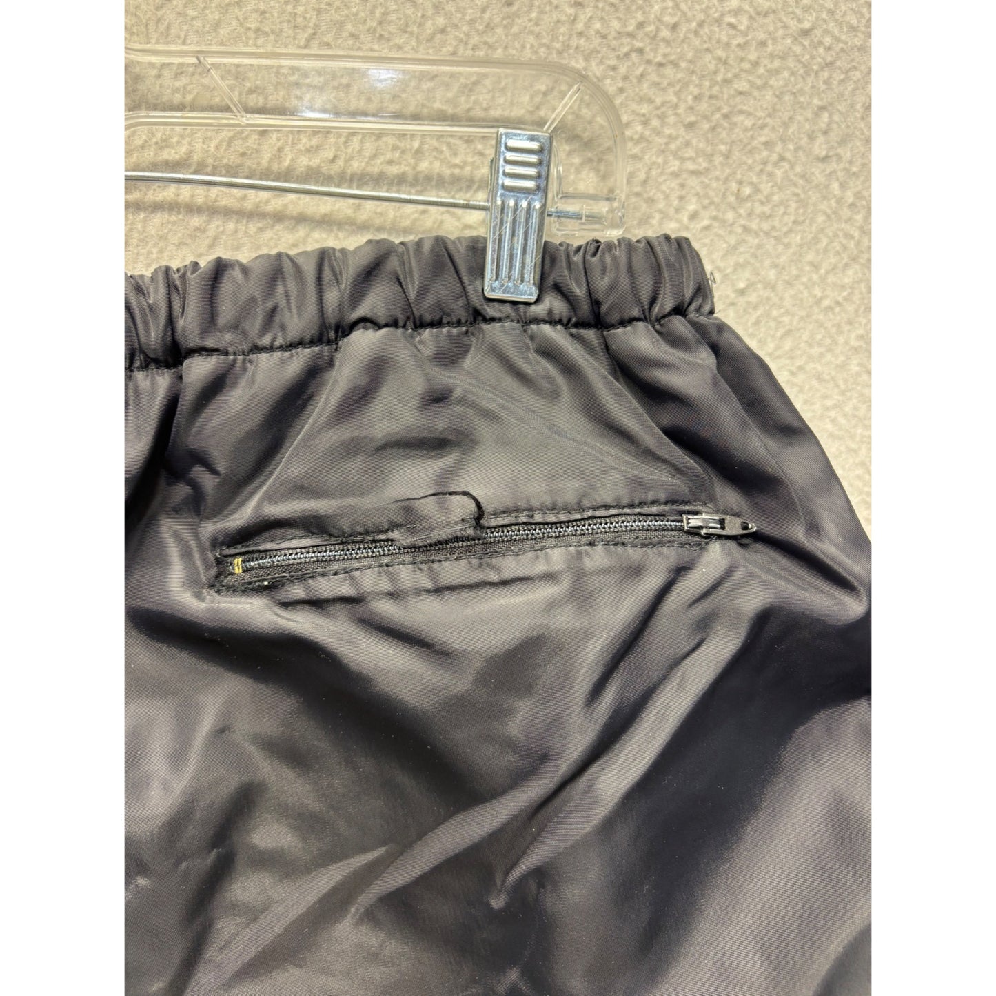 Vintage Russell Athletic Black Nylon Track Pants #7622