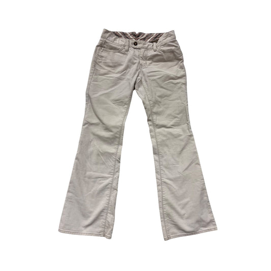 Gap Womens Beige Corduroy Flare Pants 1R #6604