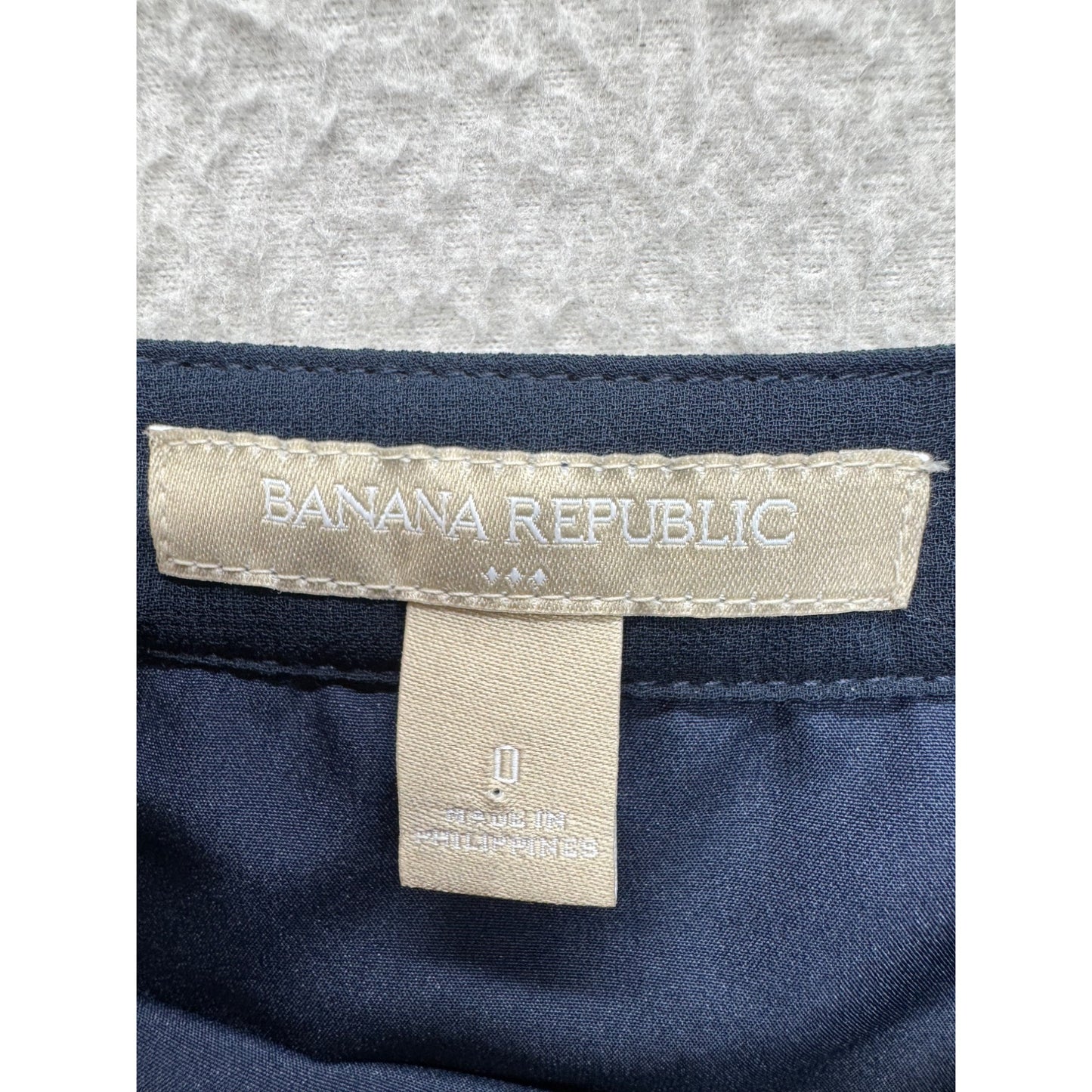 Banana Republic Color Block Pleated Skirt 0 Polyester #198B