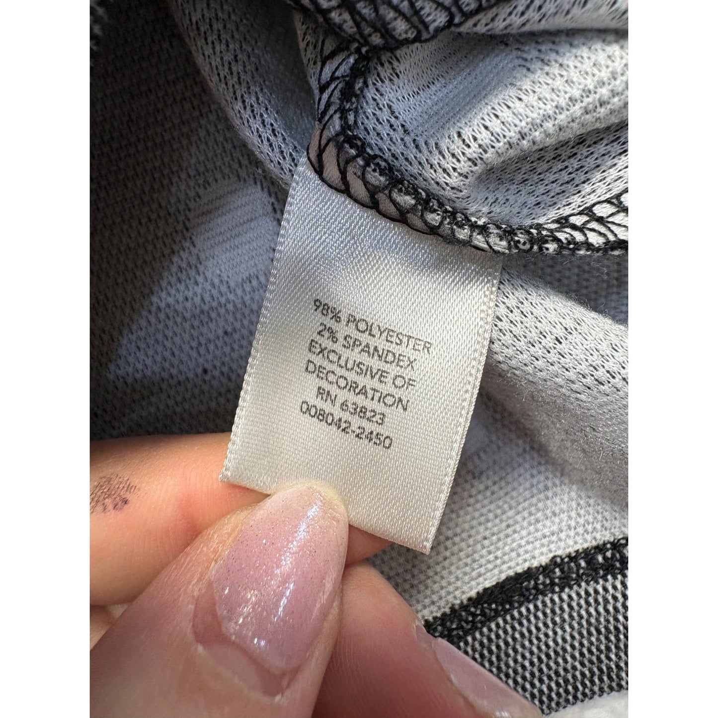 Gray Polka Dot Button-Up Blazer By Christopher & Banks #7696