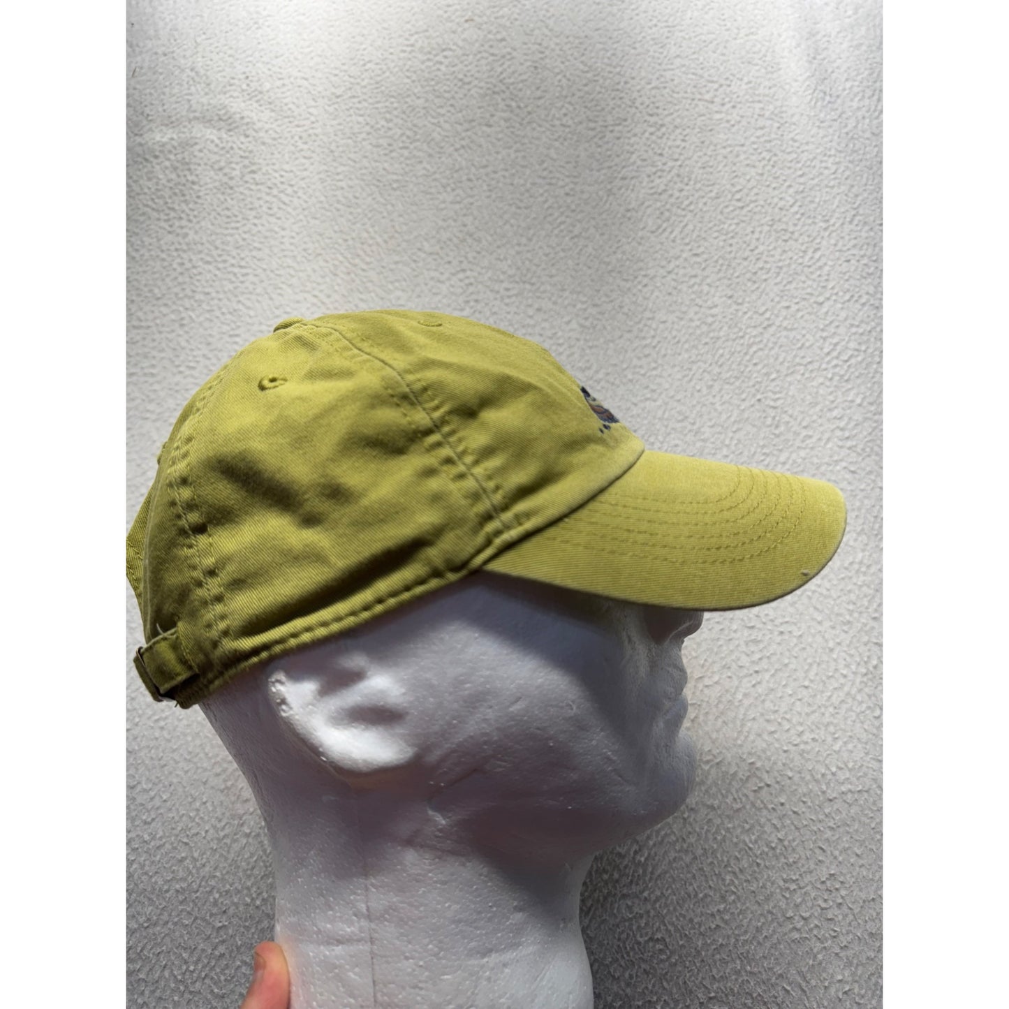 Life Is Good Hiking Boot Embroidered Baseball Cap In Olive Green #62B