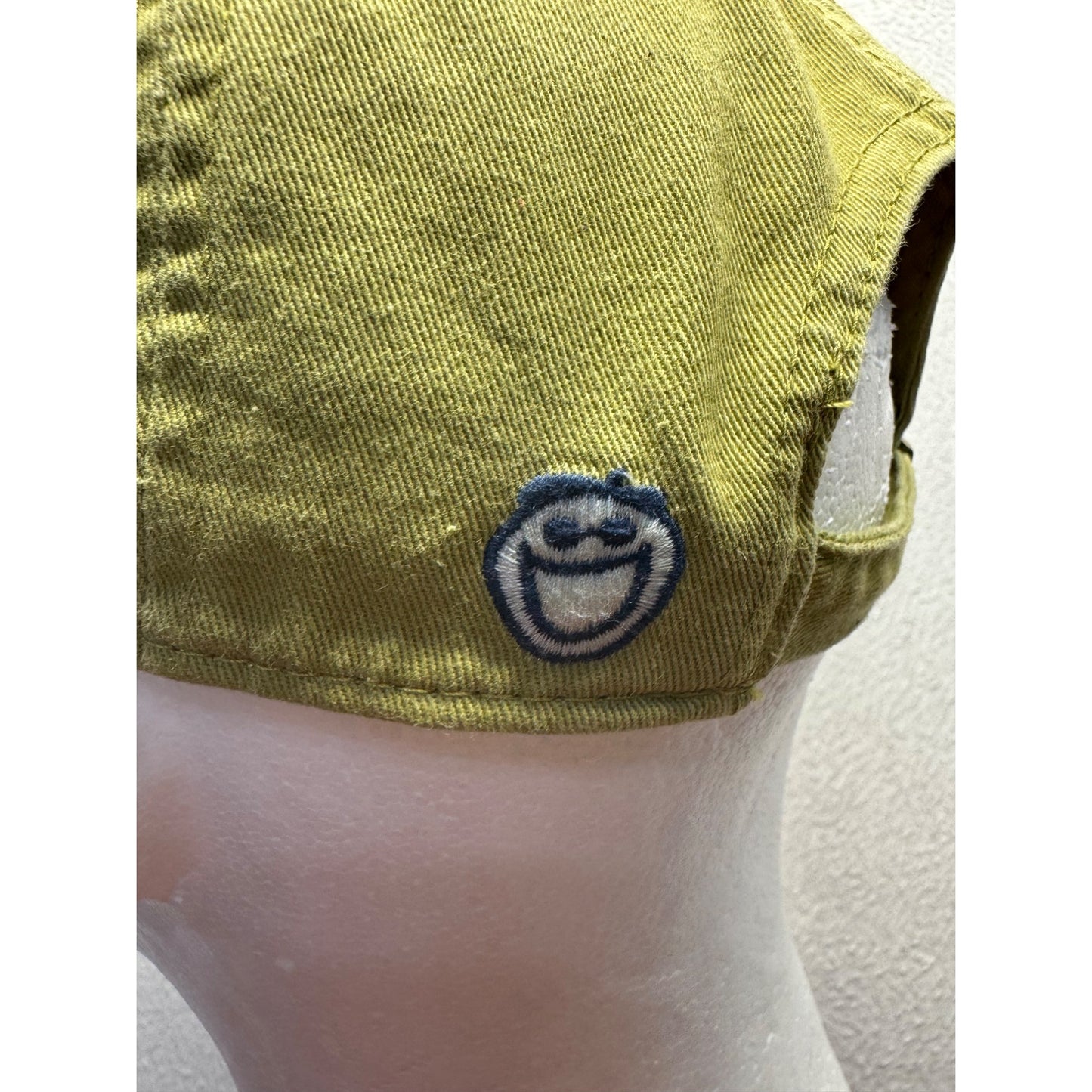 Life Is Good Hiking Boot Embroidered Baseball Cap In Olive Green #62B