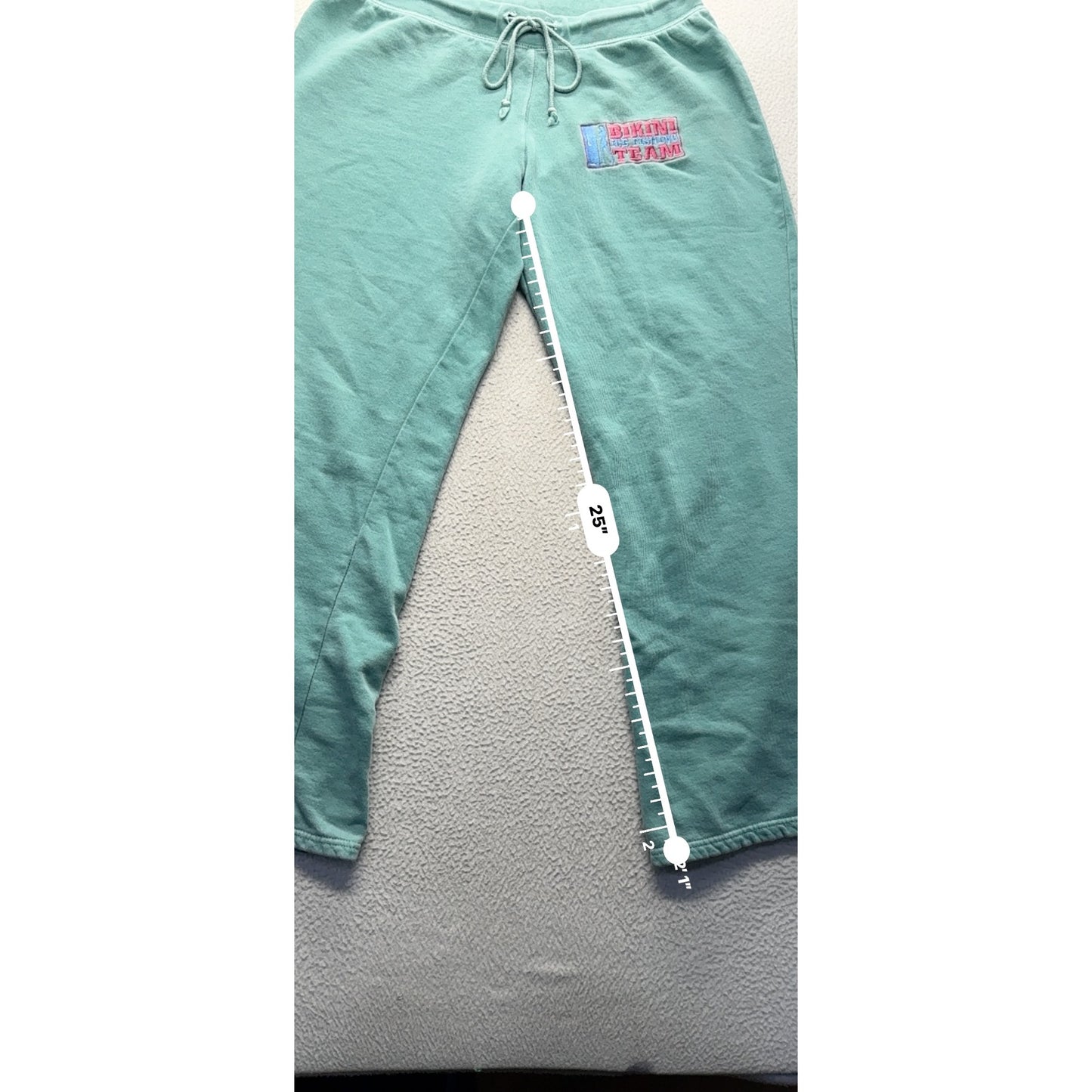 Vintage Outrigger Sweatpants Bikini Ice Fishing Team Cotton Blend Womens L #9541